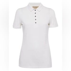 Burberry White Button Down Shirt